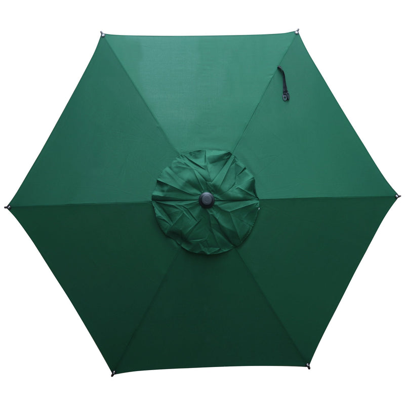 9 Feet Patio Umbrella With Push Button Tilt and Crank