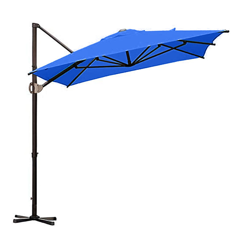Abba Patio 9 by 7 Feet  Rectangular Offset Cantilever Umbrella