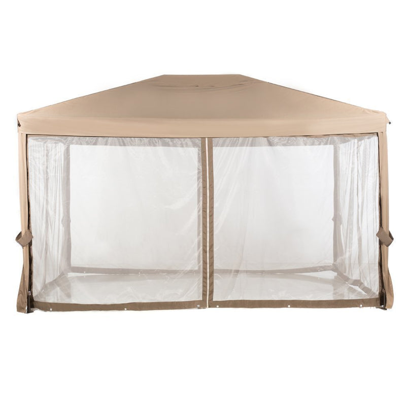 Abba Patio Replacement Top Canopy for 10x13 Feet Garden Gazebo, Brown (Frame and Netting not Include)