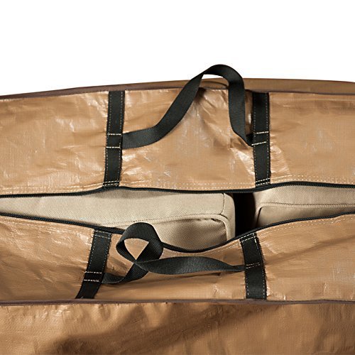 Outdoor Rectangular Storage Bag, Protective Zippered with Handles, 50''L x 13''W x 20''H