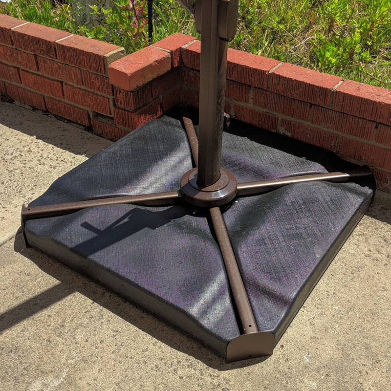 Cantilever Offset Umbrella Base Plate Set, (180 lbs)