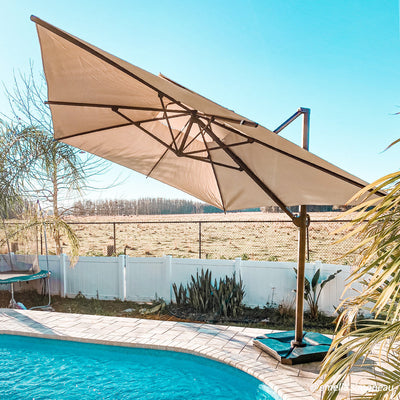 Roof Cover for 9 By 12 Feet Rectangular Offset Cantilever Umbrella